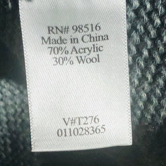 Coldwater creek sweater shirt knit short sleeve gray cowl neck size small READ - Picture 9 of 11